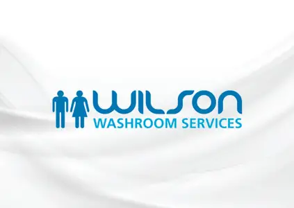 Wilson Washroom Services logo on white background - washroom services glasgow