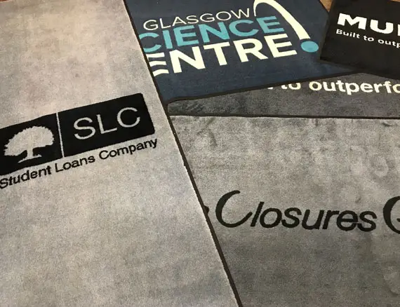 Dust Control Rugs Custom Logo Dust Control Mats Glasgow | Wilson Washrooms