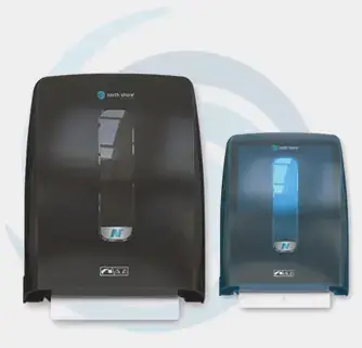 North Shore Blue and black mechanical paper towel dispensers
