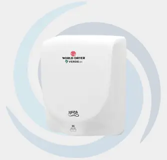 World Dryer VERDEdri Hand Dryer in white